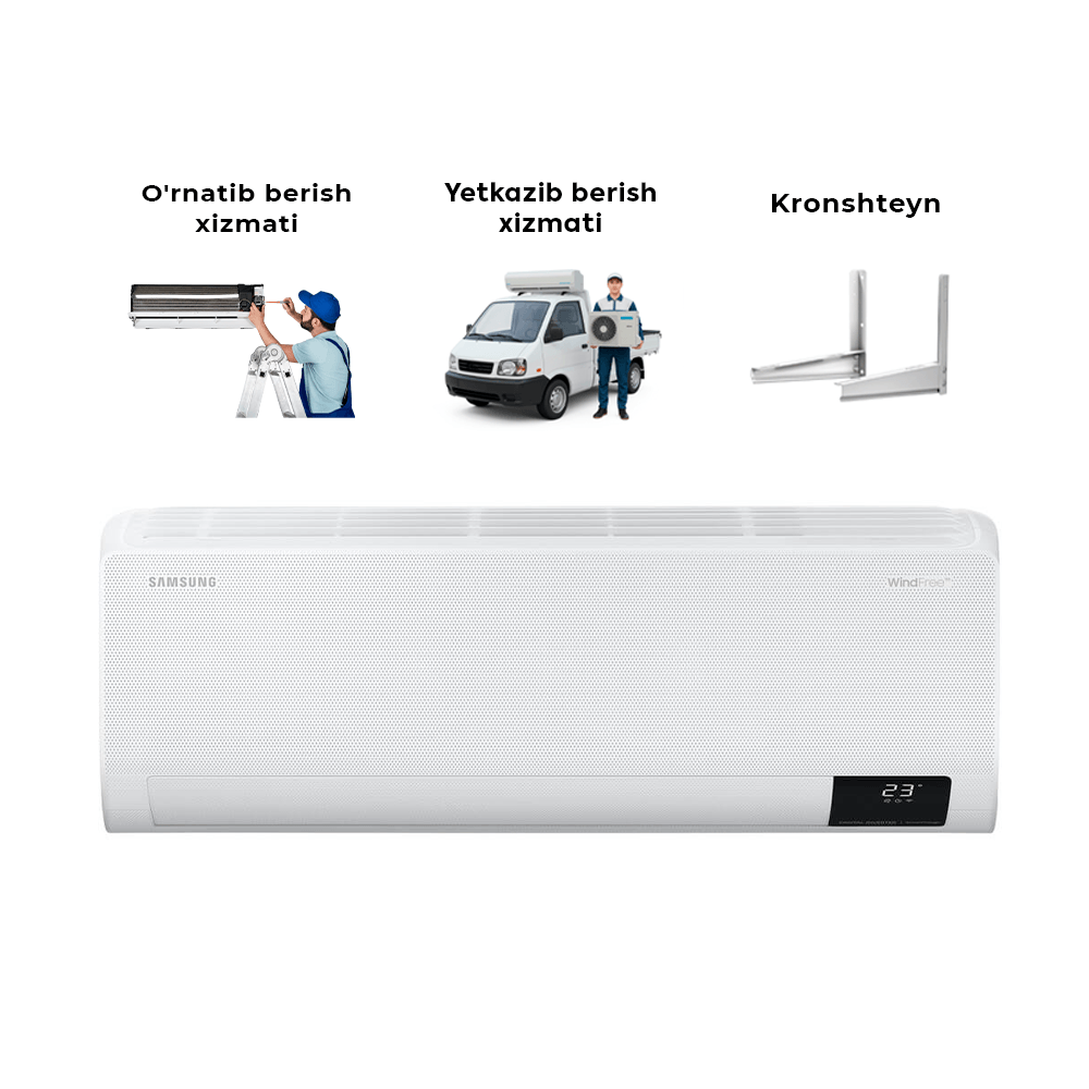 Konditsioner Samsung AR12BSFCMWKNER WindFree
