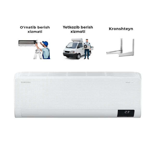 Konditsioner Samsung AR12BSFCMWKNER WindFree